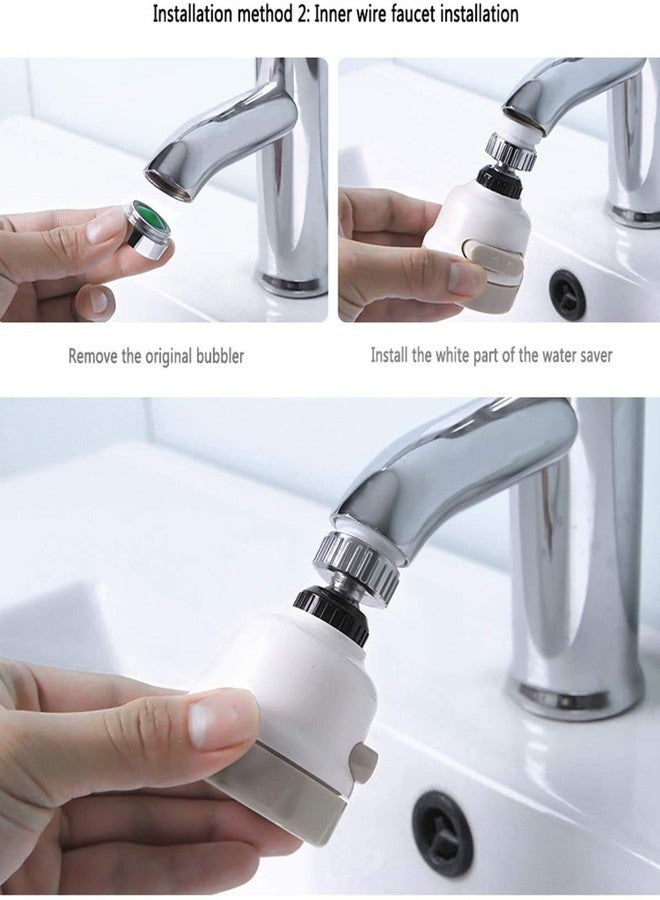 SIYANSHU Faucet Extender,3 Modes Position Adjustable Sink Faucet Sprayer Head,High Water Flow Tap Water Head for Home Kitchen Bathroom,Booster Shower Water Saver Pack of-1 - Image 4